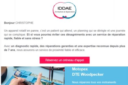 Email et Newsletter pour PME. Service d’assistance pour diagnostic rapide et réparation d'équipements électroniques.