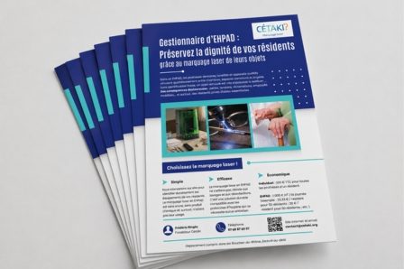 Développement commercial, stratégie, communication digitale, Mars Conseil vous accompagne - Marseille, France entière Brochures empilées présentant des conseils sur la gravure laser